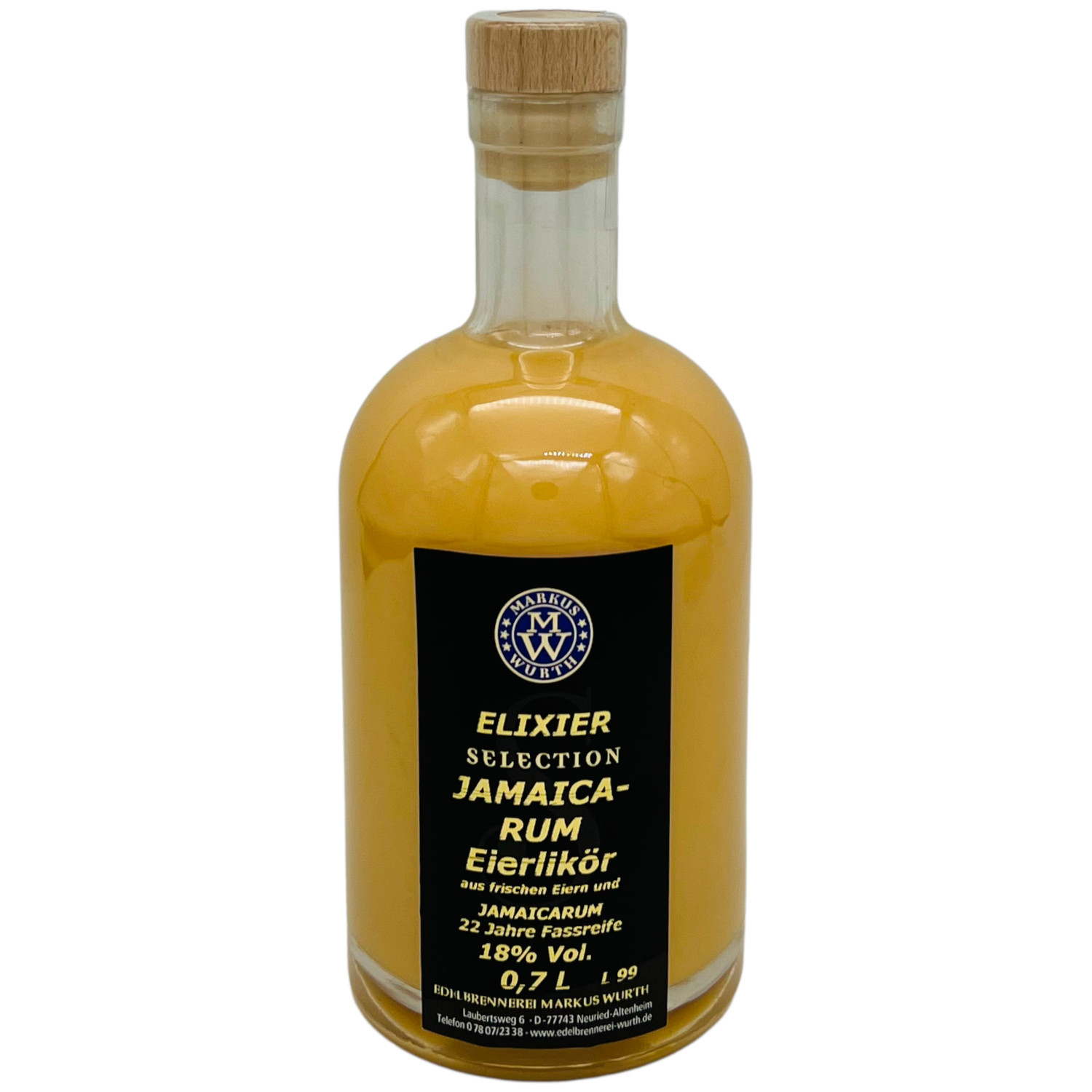 Wurth Jamaica Rum Eierlikör 18%vol.