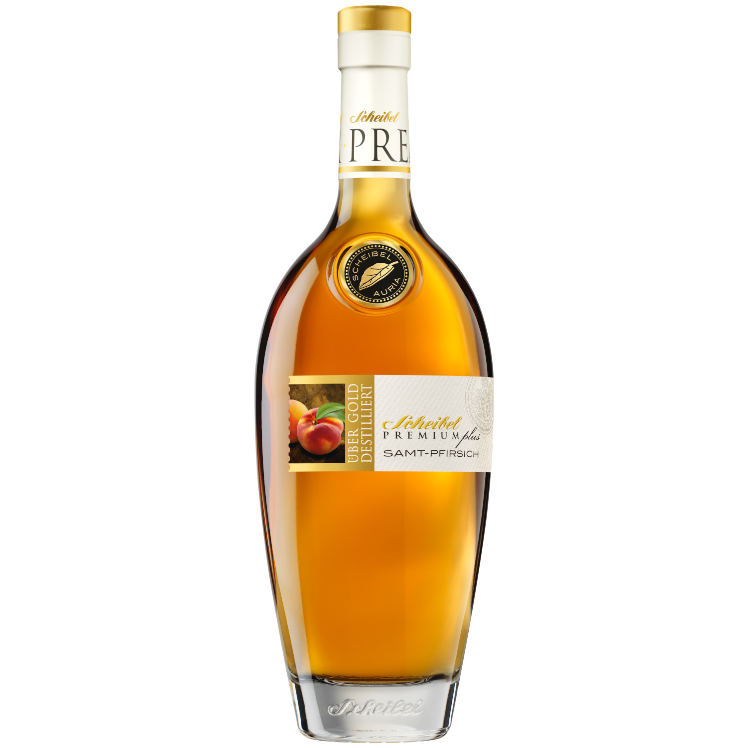 Scheibel PREMIUMplus Samt-Pfirsich 40% Vol. Scheibel PREMIUMplus Samt-Pfirsich 40% Vol.