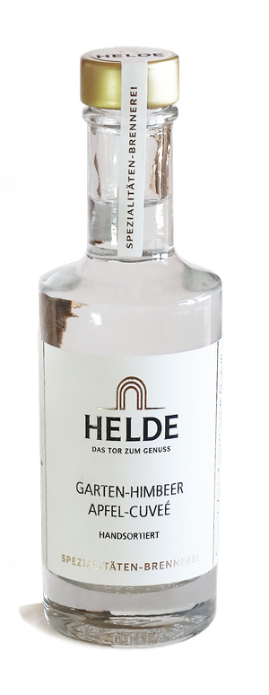 Helde Gartenhimbeer-Apfelschnaps-Cuvée