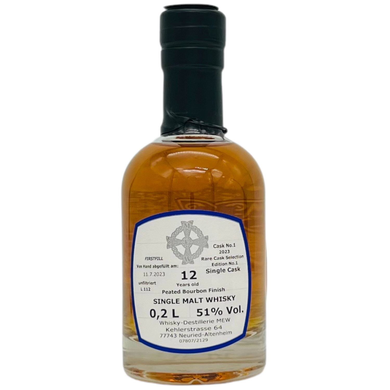 Wurth Whisky Rare Cask Edition 12 Jahre Peated Bourbon Finish 42%vol.