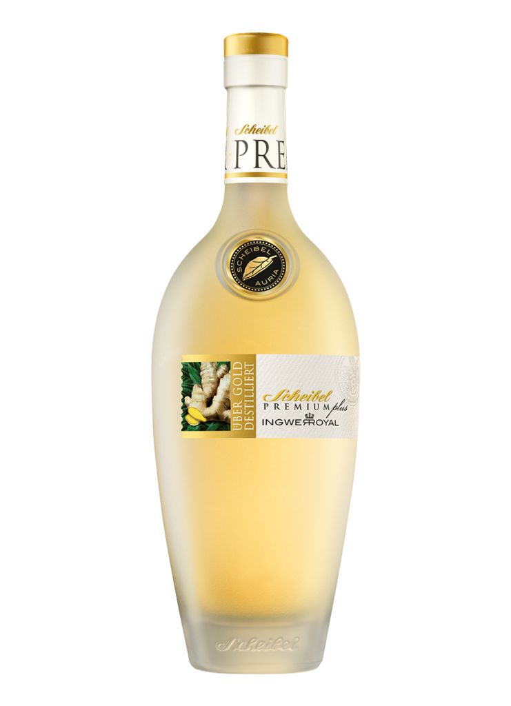 Scheibel Ingwer Royal PREMIUMplus 0,7l 40% Vol. Scheibel Ingwer Royal PREMIUMplus 0,7l 40% Vol.