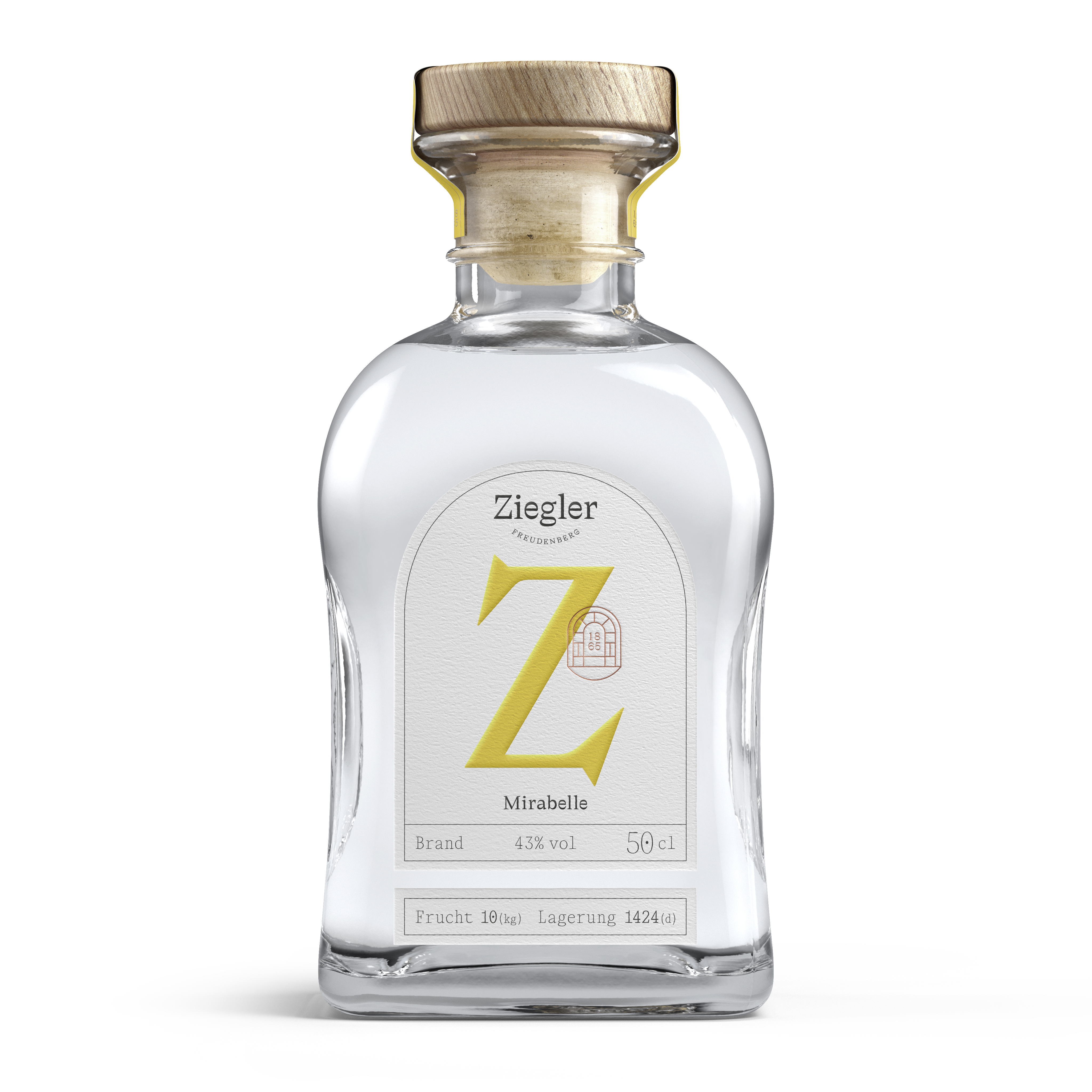Ziegler Sparset 2 Gastro Bar 43%vol. 2,0l Williams Alte Zwetschge Mirabelle Haselnuss inkl. 2 Ziegler Becher-Gläser