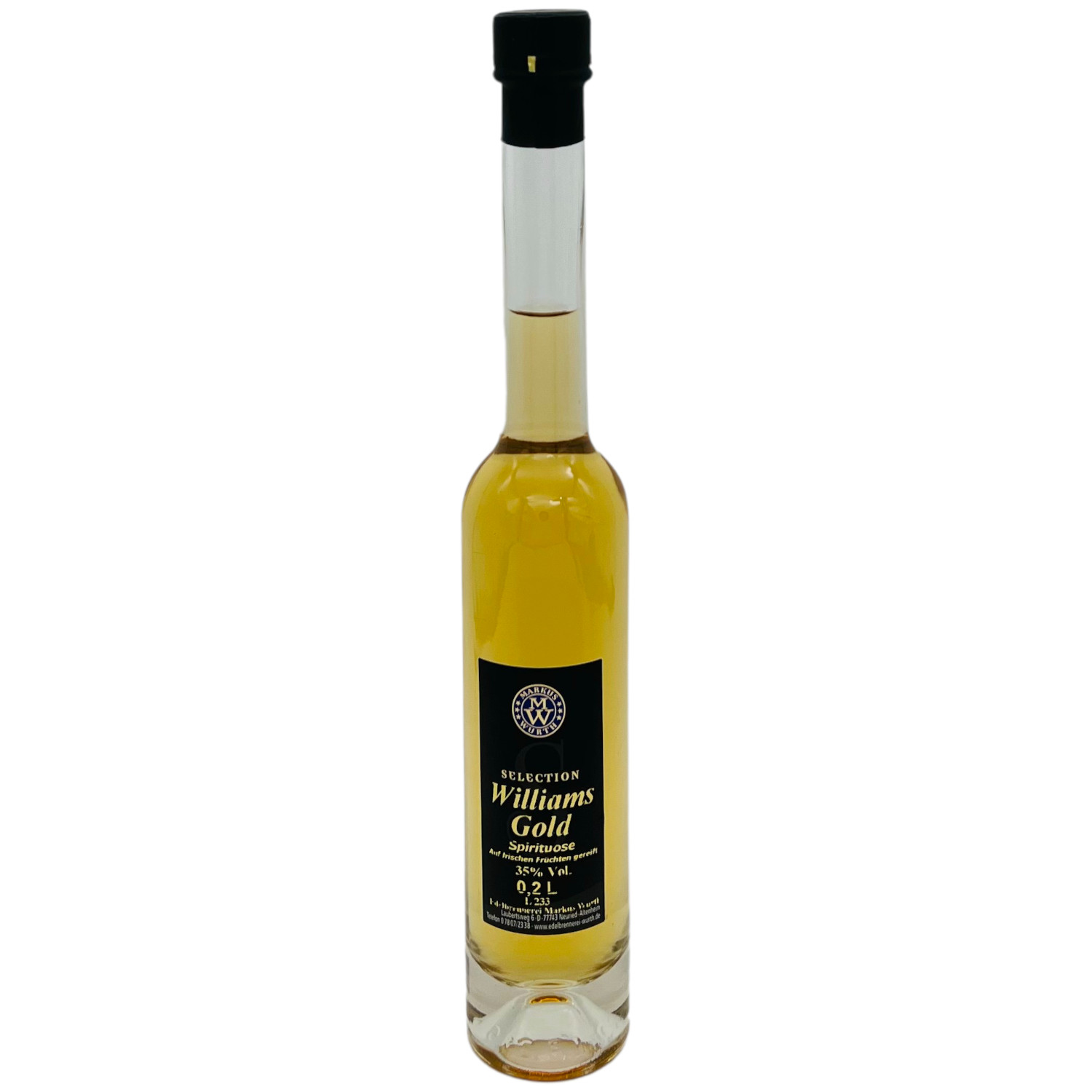 Wurth Goldener Williams Spirituose 35%vol. Wurth Goldener Williams Spirituose 35%vol.