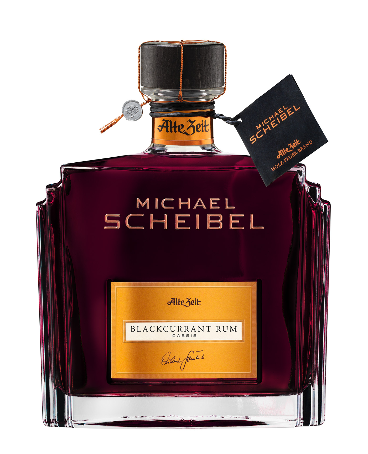 Scheibel BlackCurrant Rum + Orange Brandy 2x 0,7l 35% Vol. 2 Aroma-Gläser