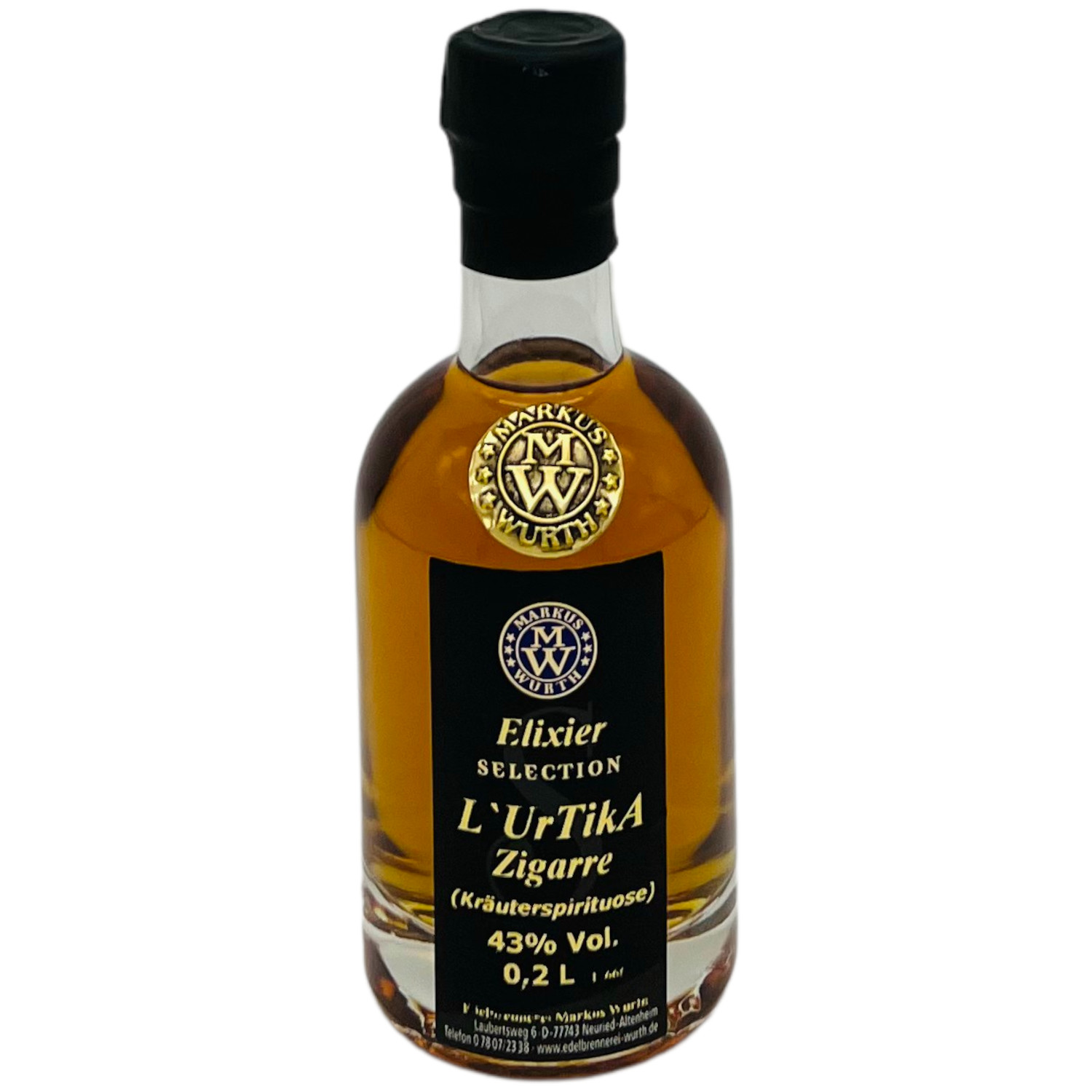 Wurth L`UrTiKa Brennnessel Zigarre 43%vol. | Wu1101490