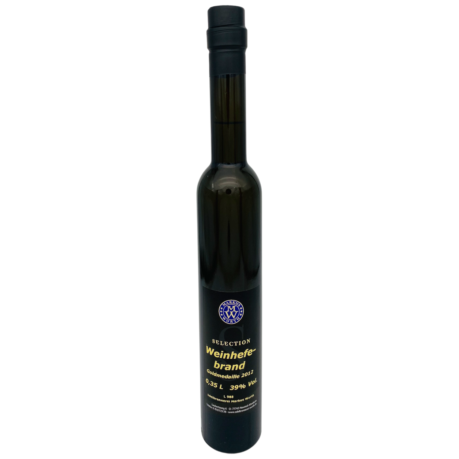 Wurth Weinhefebrand 39%vol. Wurth Weinhefebrand 39%vol.