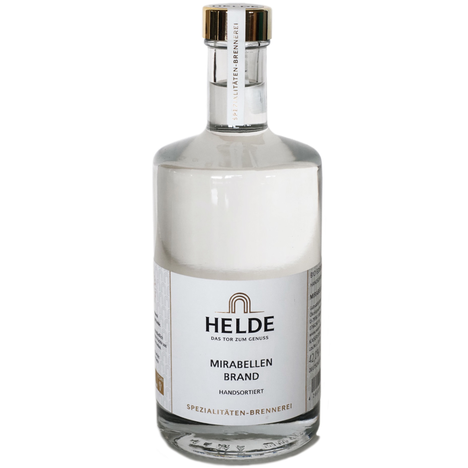 Helde Mirabellenbrand 42%vol. Helde Mirabellenbrand 42%vol.