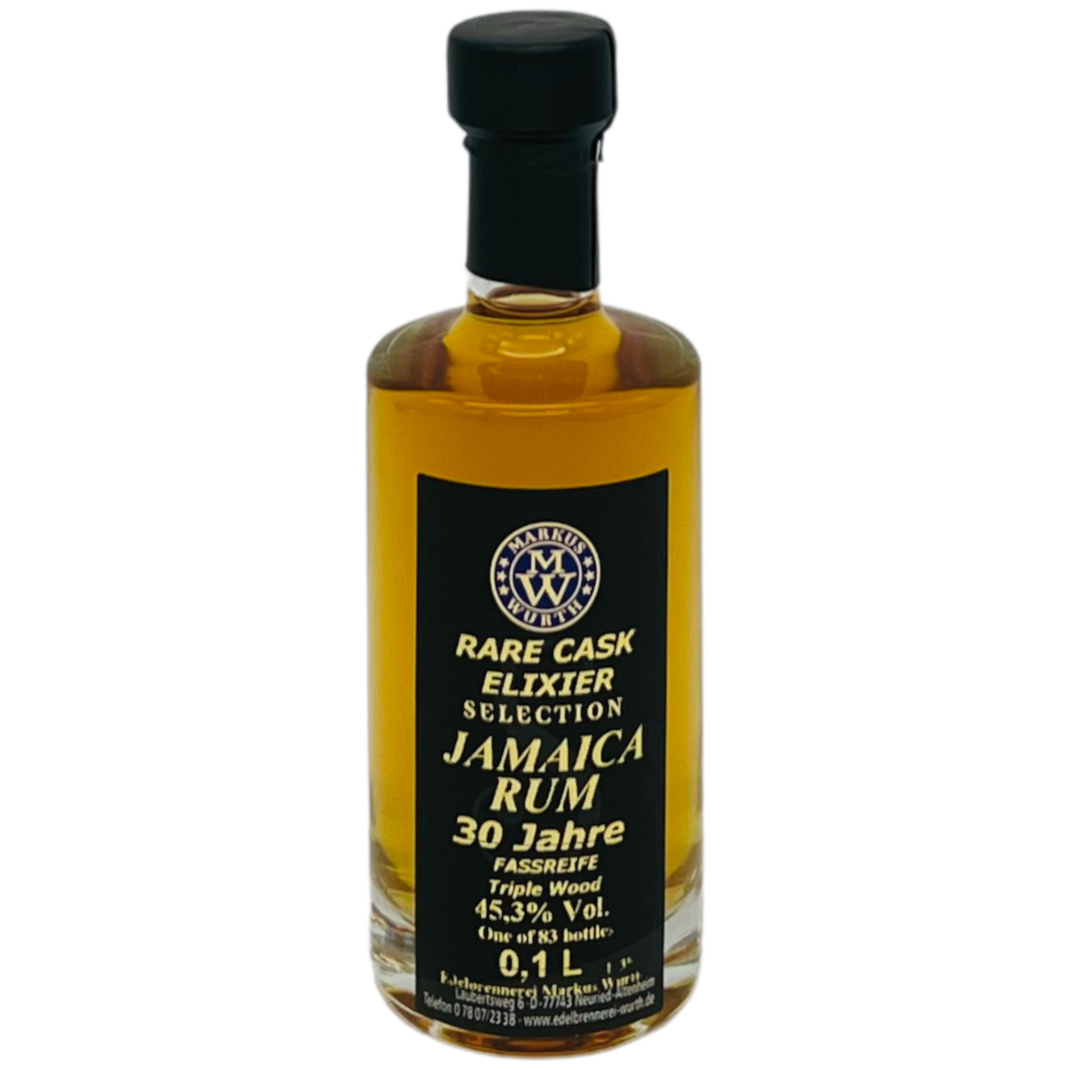 Wurth Jamaica Rum Rare Cask Selection 30 Jahre Fassreife Triple Wood 48,7%vol.