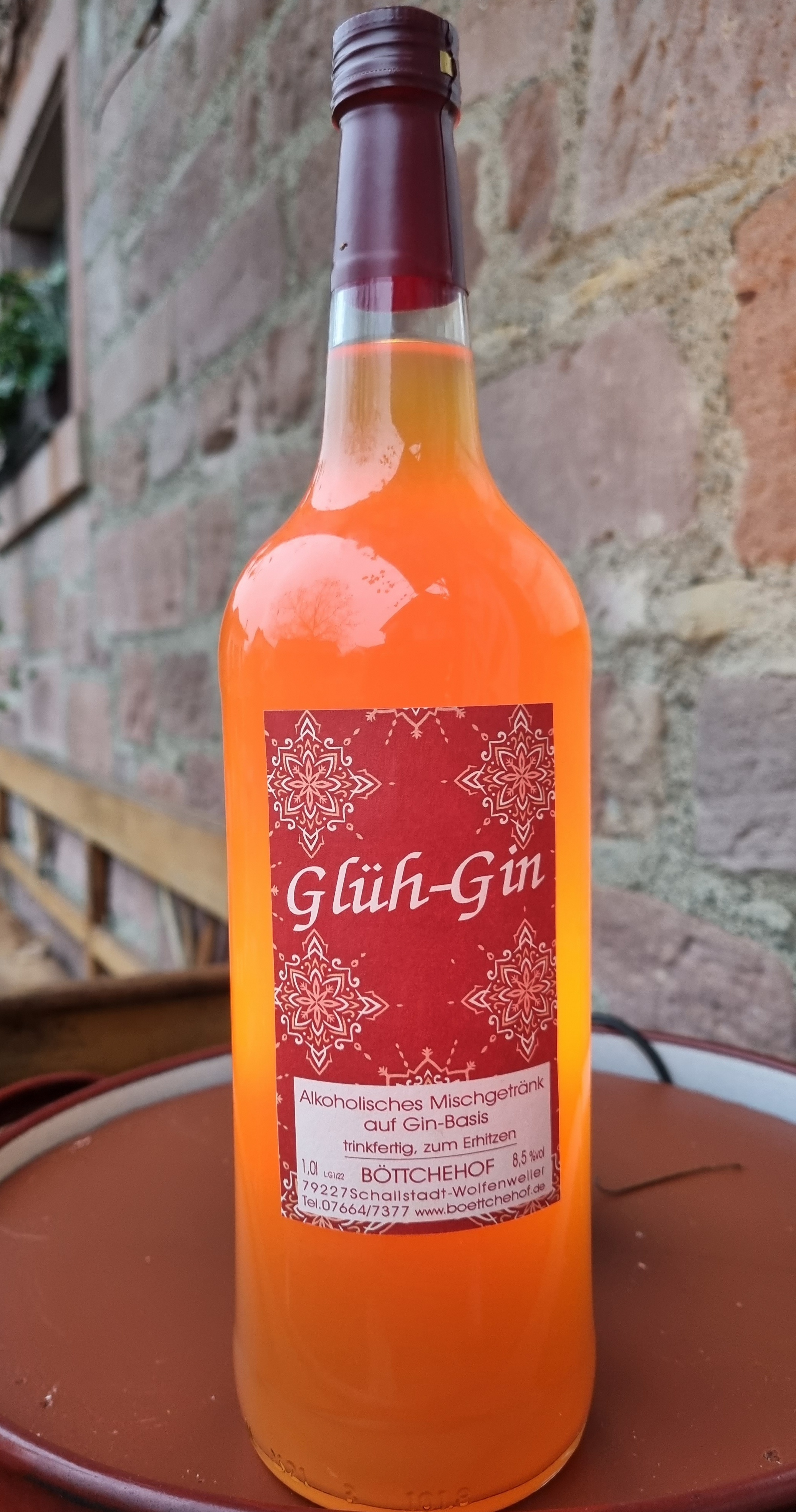 Böttchehof Glüh-Gin 8,5%vol. 1,0l