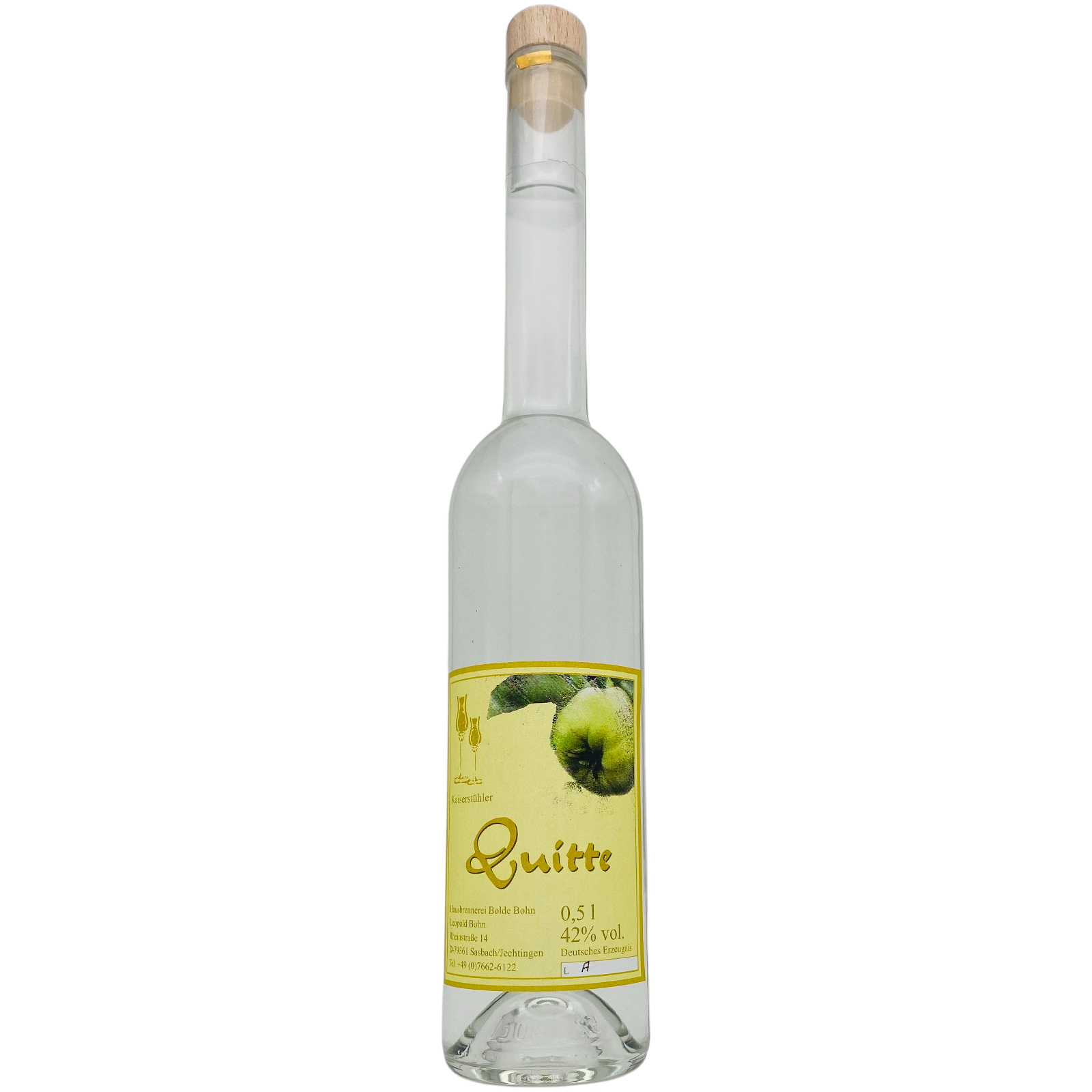 Bolde Bohn Quittenbrand 42%vol. 0,5l