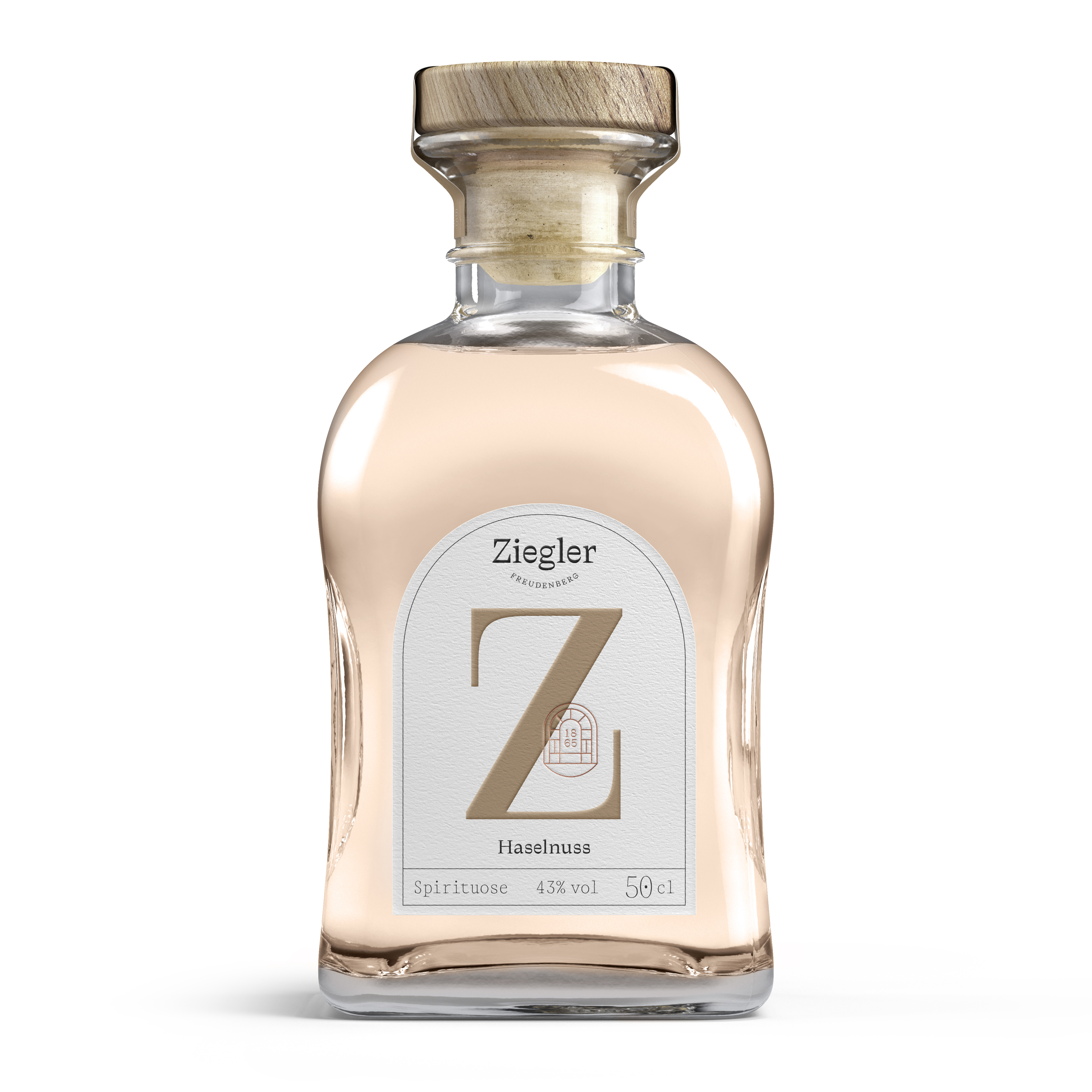 Ziegler Sparset 2 Gastro Bar 43%vol. 2,0l Williams Alte Zwetschge Mirabelle Haselnuss inkl. 2 Ziegler Becher-Gläser