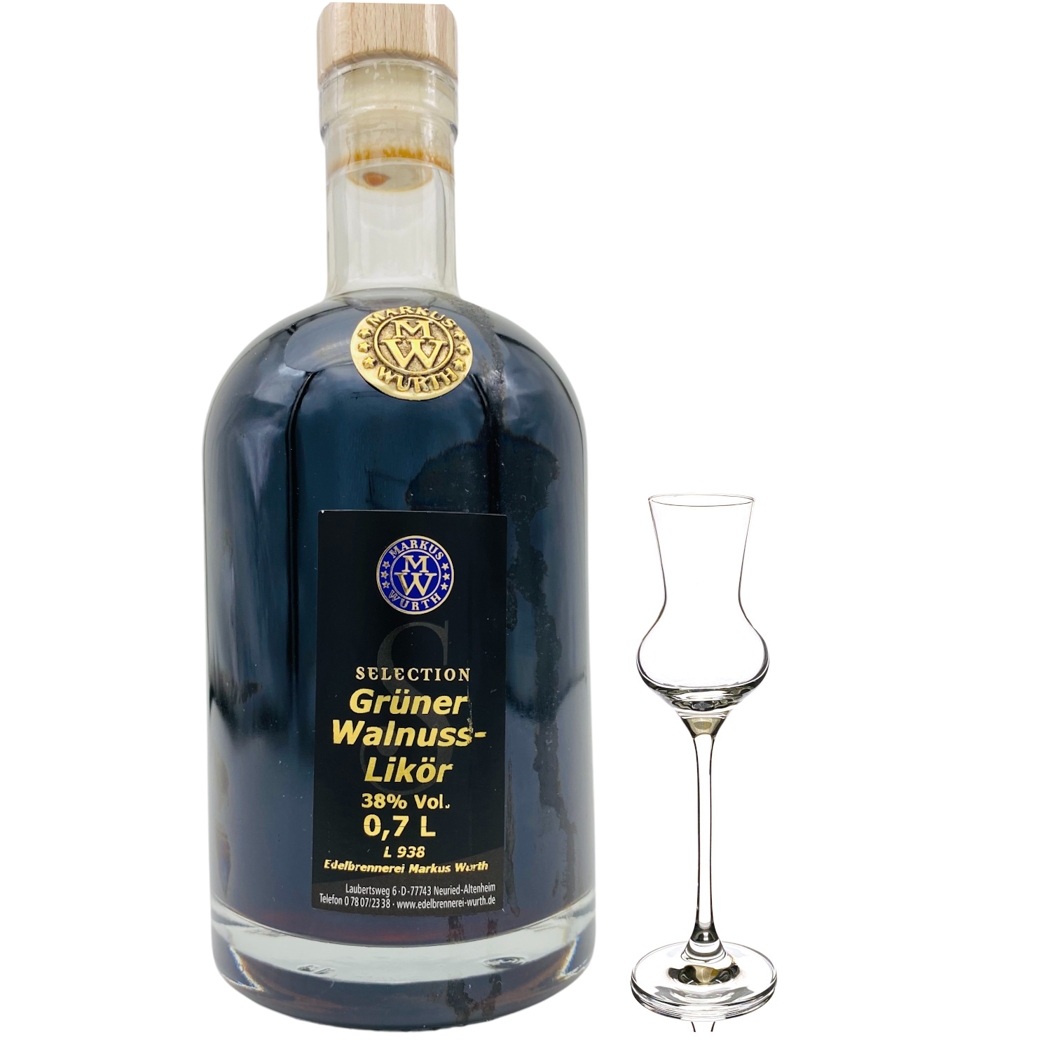 Wurth Grüner Walnusslikör 30%vol. Wurth Grüner Walnusslikör 30%vol.