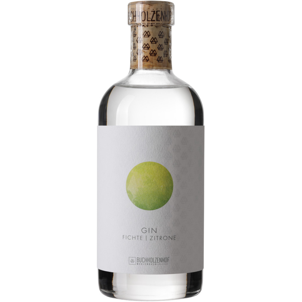 Buchholzenhof Gin Fichte Zitrone 42%vol. Buchholzenhof Gin Fichte Zitrone 42%vol.