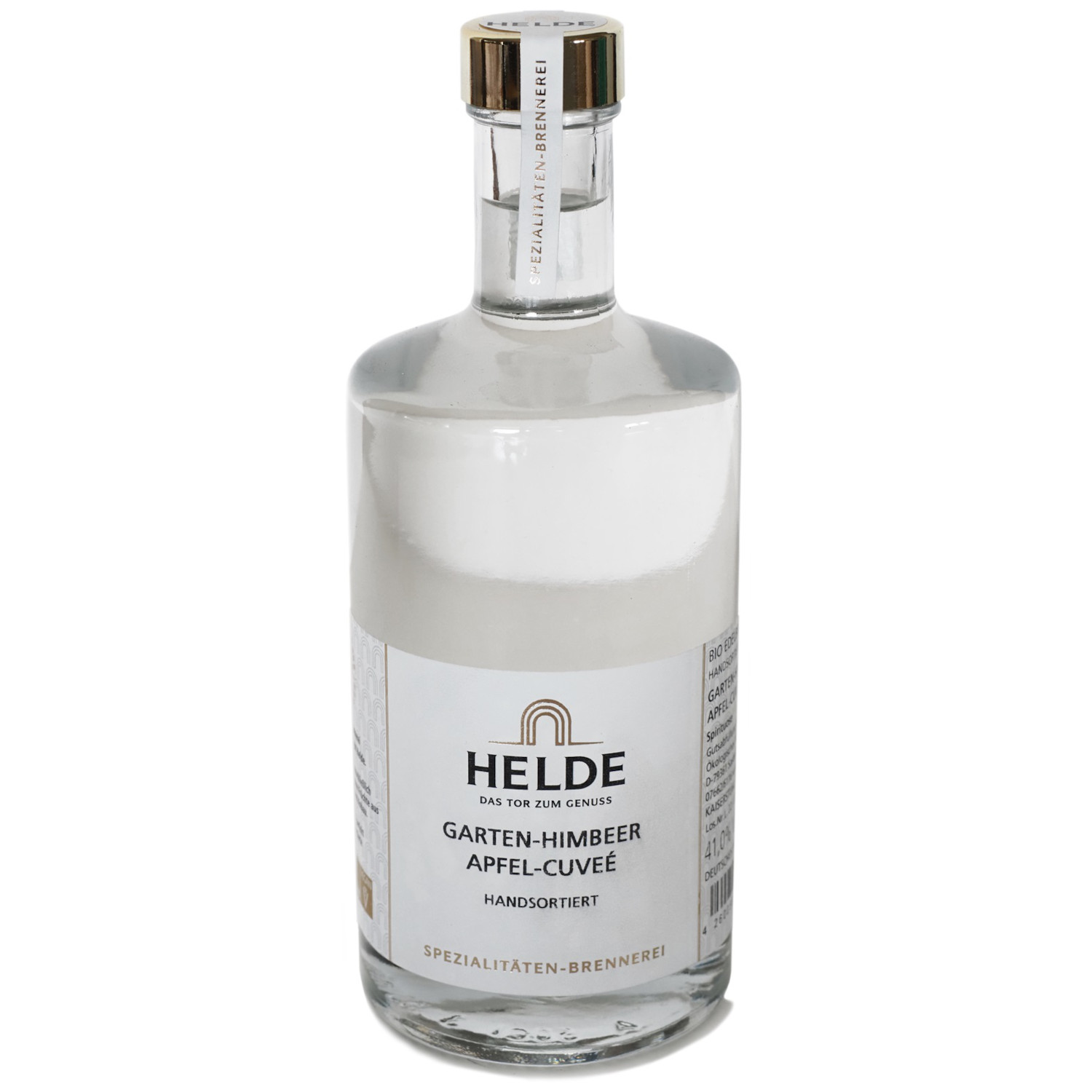 Helde Gartenhimbeer-Apfelschnaps-Cuvée Helde Gartenhimbeer-Apfelschnaps-Cuvée