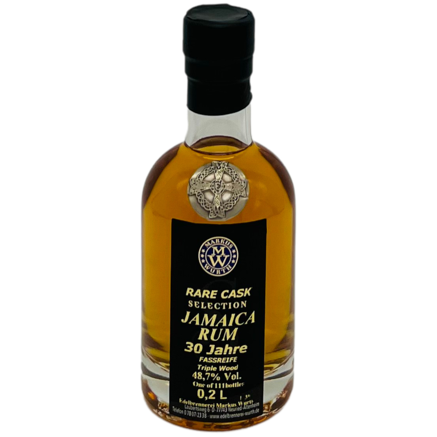 Wurth Jamaica Rum Rare Cask Selection 30 Jahre Fassreife Triple Wood 48,7%vol.