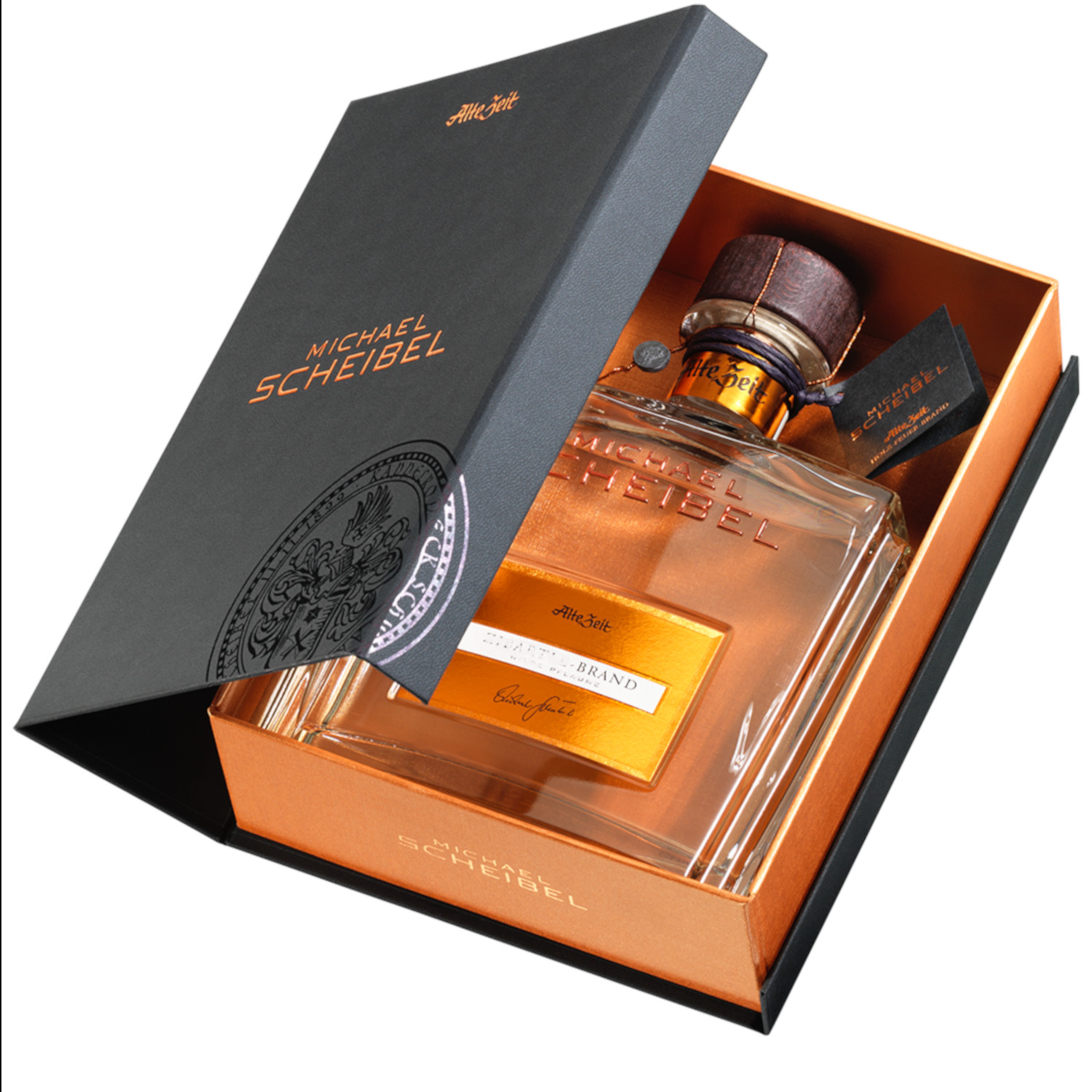 Scheibel Alte Zeit Geist aus der Lava Mandarine 41% Vol.