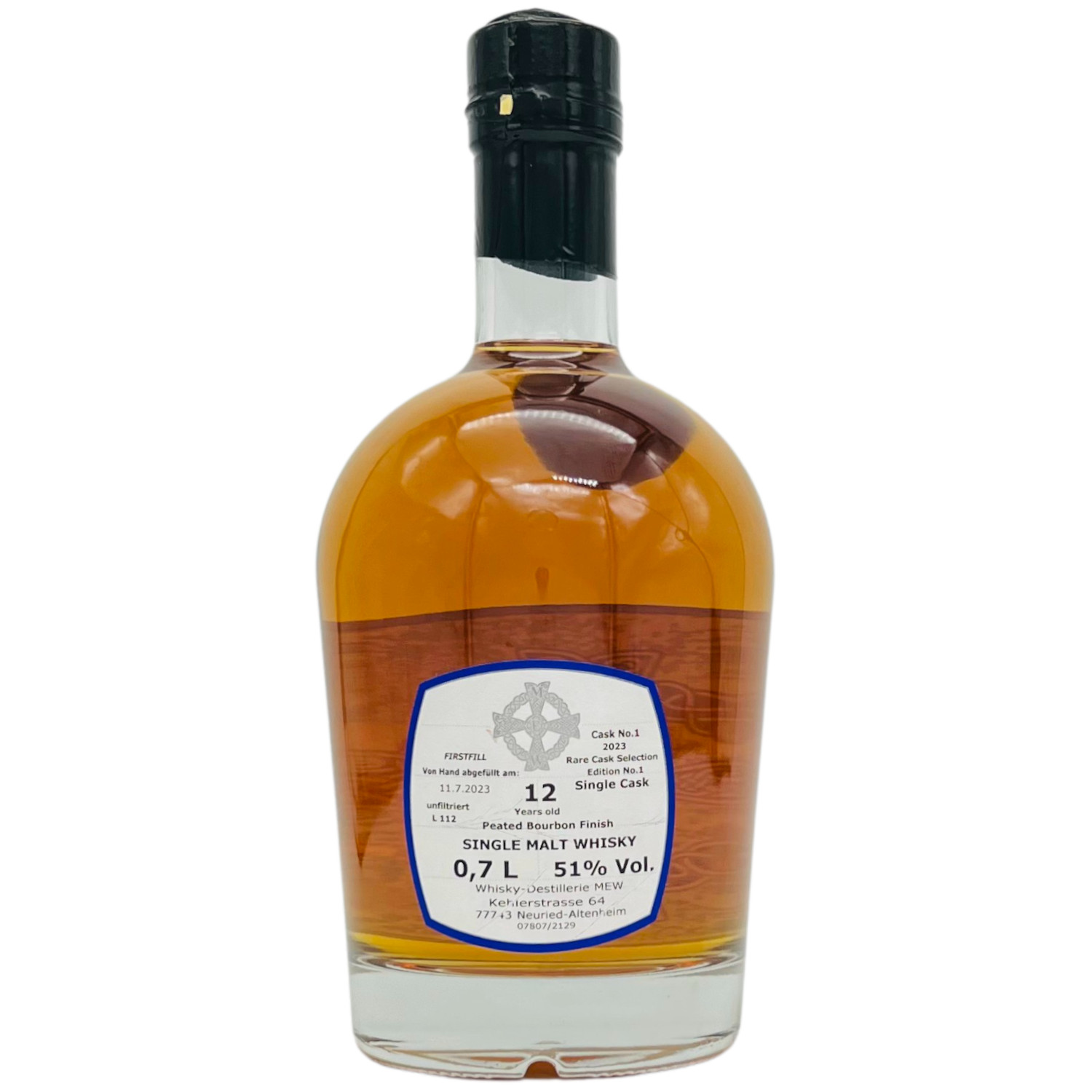 Wurth Whisky Rare Cask Edition 12 Jahre Peated Bourbon Finish 42%vol.