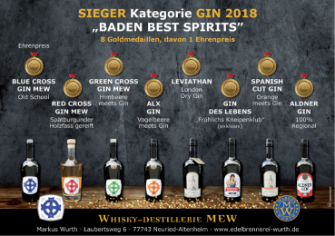 Wurth Verveine Gin Ehrenpreis 44%vol.