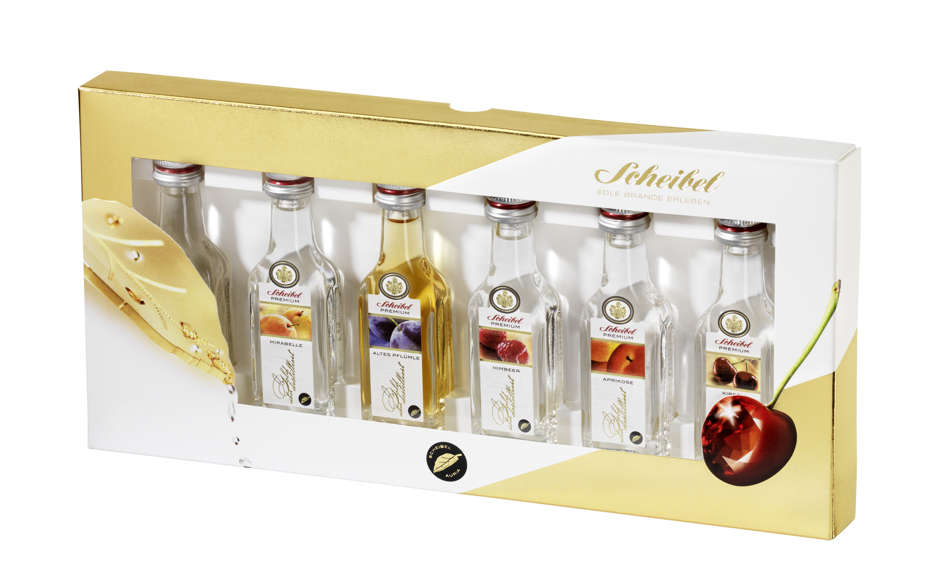 Scheibel Premium-Diamanten-Schnäpse Scheibel, 6 x 0,02l