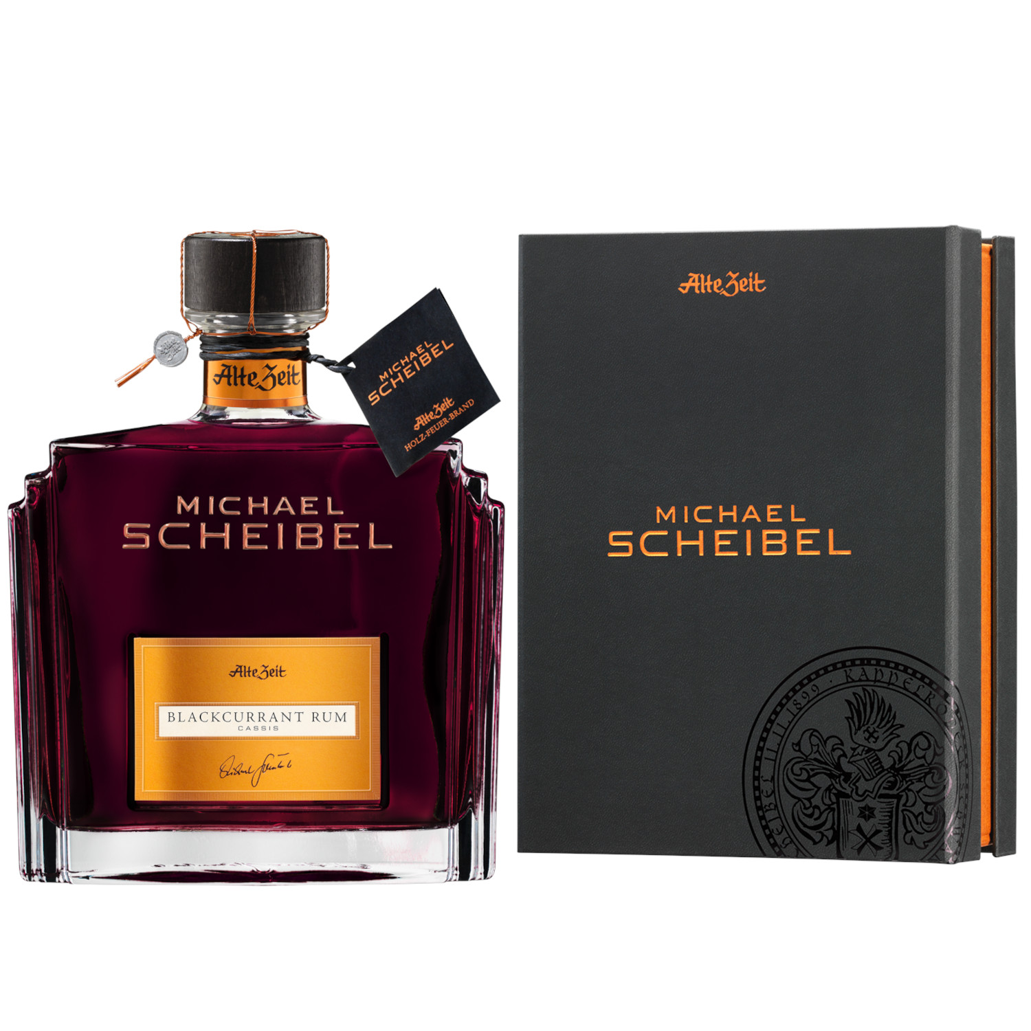 Scheibel BlackCurrant Rum + Wurth Blutorangen Brandy 30-35% Vol.